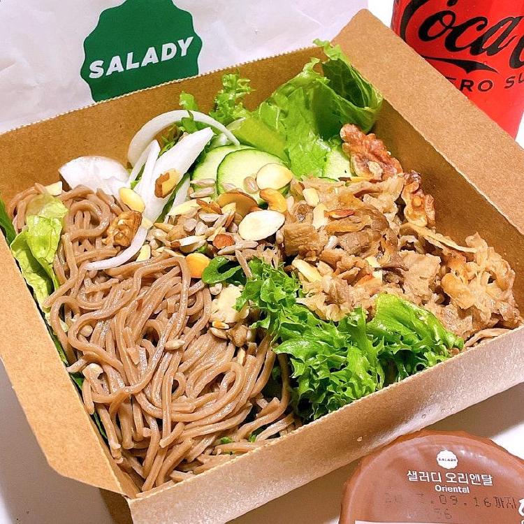 샐러디 우삼겹 메밀면
