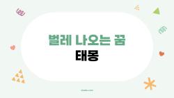 벌레 나오는 꿈 태몽, 무서운 꿈이 대박 태몽?