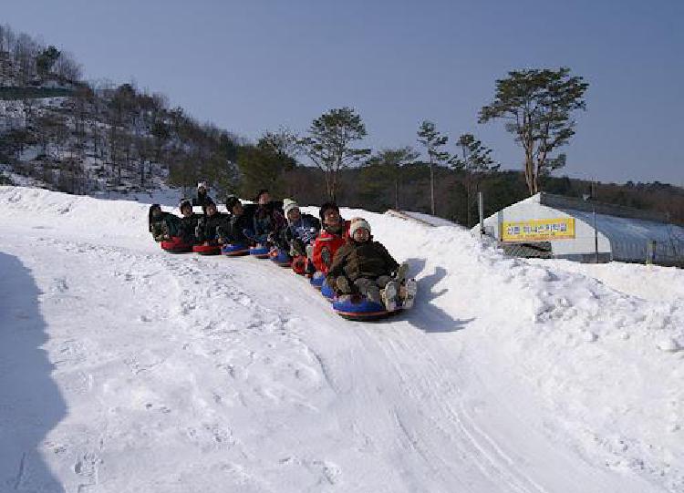 대관령 눈꽃마을 눈썰매장