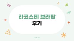 라코스테 브라탑 후기, 하루 종일 신상 편함에 반했어요!