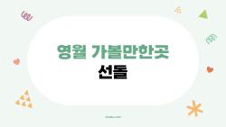 영월 가볼만한곳 선돌, 소원 빌면 진짜 이뤄져? 충격 후기