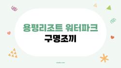 용평리조트 워터파크 구명조끼 대여비 5천원? 진짜 후기 폭발